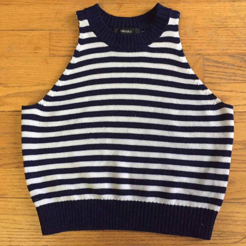 Striped Crop Top